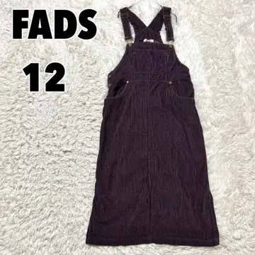 FADS 코듀로이 오버롤 스커트 원피스