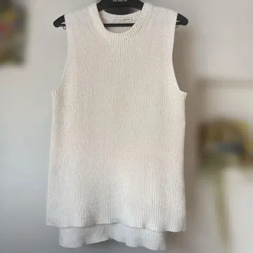 GRANDMA MAMA DAUGHTER 오프화이트 베스트