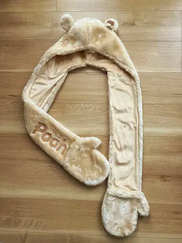 Disney 곰돌이 푸 장갑 포함 팬캡