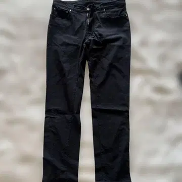 블랙 슬랙스 지퍼 플라이 버튼 포함