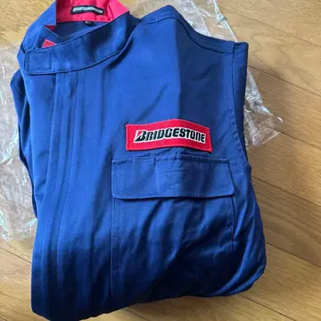 BRIDGESTONE 네이비 작업복