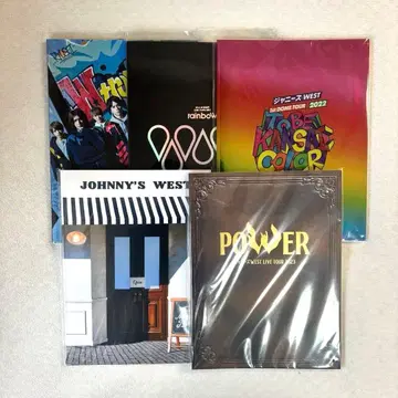 WEST. 쟈니즈WEST 팜플렛 2020-2023