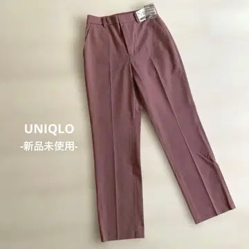 UNIQLO 유니클로 스마트 앵클 팬츠 (2WAY 스트레치) 핑크 새상품