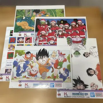 드래곤볼 제일복권 40th H상 포스터 5장 세트