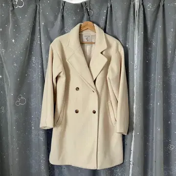 롱 코트 아이보리