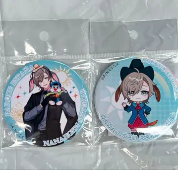 니지산지 칠차원 학생회 시마 스페인 마을 캔뱃지 카나에 등신 미니 캐릭터