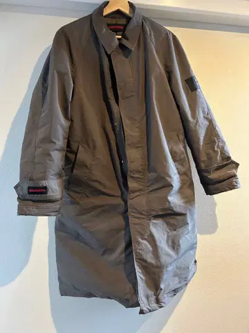 BRIEFING x WillLOUNGE 카키 스텐카라 코트