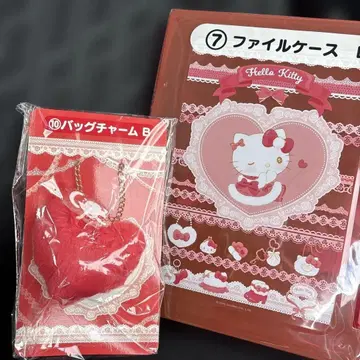 헬로키티 제일복권 파일 케이스 B & 백참 세트