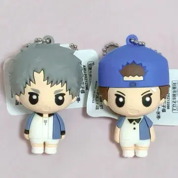 신 테니스의 왕자님 오오토리 쵸타로 시시도 료 입체 러버 마스코트 효테이