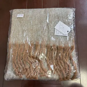 울 혼방 프린지 스톨