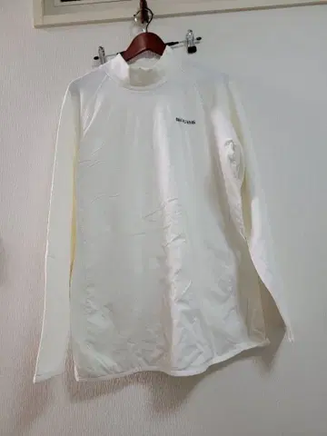 브리핑 속기모 화이트 하이넥 긴팔 셔츠 XL