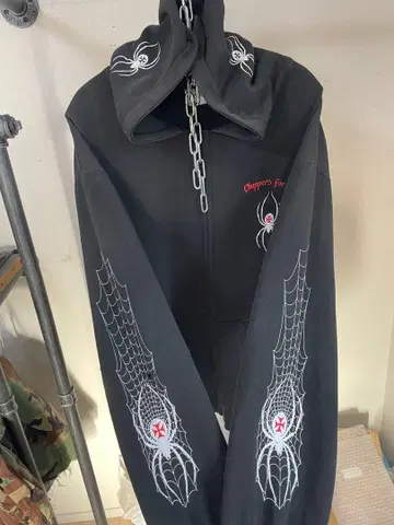 스파이더 웹 웨스트 코스트 초퍼스 후드티 후디 xl