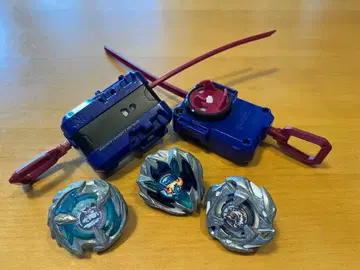 베이블레이드 X 3개 런처 2개 세트