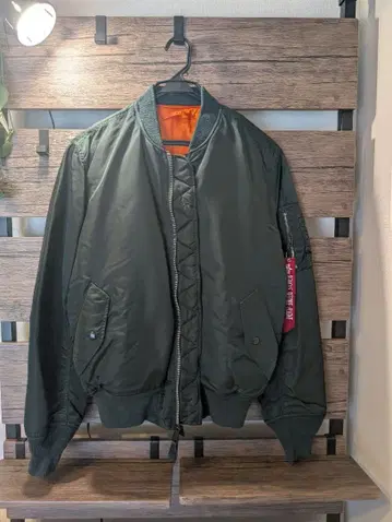 [알파인더스트리] MA-1 플라이트 자켓 올리브 그린