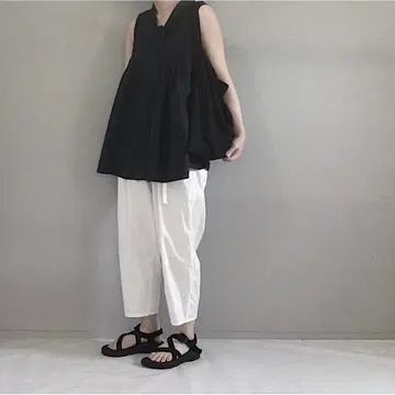 [ TESHIKI ] 화이트 팬츠