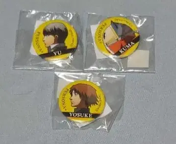 [ 페르소나 4 ] 난자 콜라보 경품 캔뱃지 3개 세트