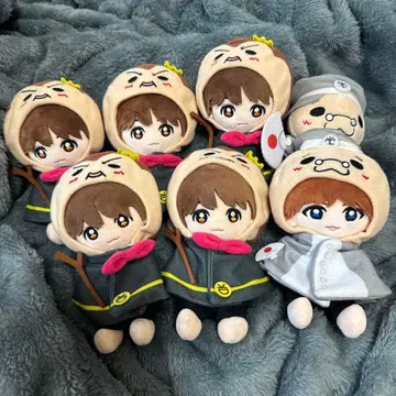 아리오카 다이키 이노오 케이 봉제 인형 7체 세트