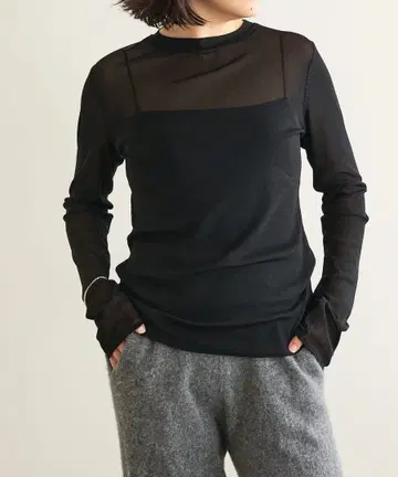 [ La nature linge ] 시어 튤 풀오버 현행 모델 새상품급