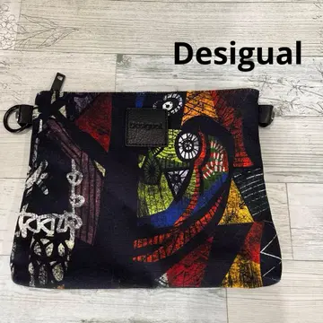 데시구알 Desigual 파우치 토트백용 파우치만 블랙 계열