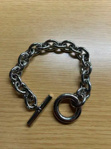 남성용 실버 팔찌 HARE