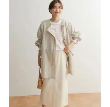 DOORS 노카라 모즈 코트