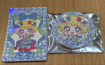 프리파라 캬라핀 트레이딩 캔뱃지 특전 카드