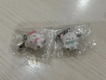 산리오 메지루시 액세서리 후와후와 스노우 키티 포차코 가챠가챠