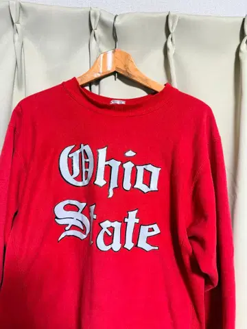 오하이오 스테이트 로고 레드 맨투맨