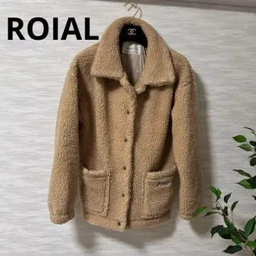 ROIAL 보아 자켓 블루종 숏코트