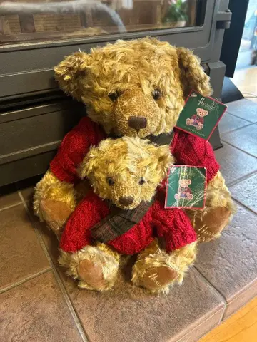 Harrods Christmas Bear 2005 해롯 베어 부자 세트