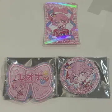 프리파라 레오나 캬라핀 캔뱃지