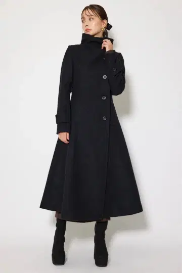 rienda 25 오버넥 신데렐라 라인 코트