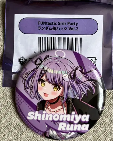 브이스포! FUNtastic Girls Party 시노미야 루나 캔뱃지