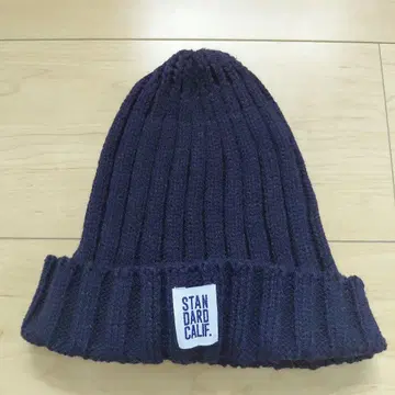STANDARD CALIF. 네이비 니트 모자