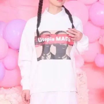 THOMAS MAGPIE 토마스 맥파이 맨투맨 WHITE