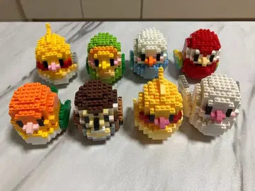 잉꼬 나노 블록 조립 완료 8마리