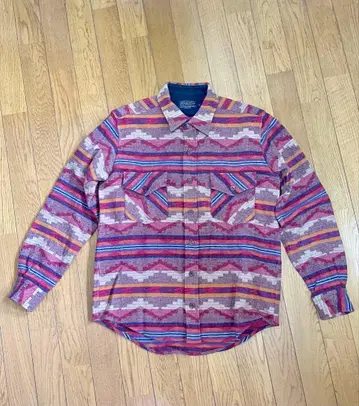 Pendleton 펜들턴 울 셔츠 네이티브 패턴 웨스턴 M