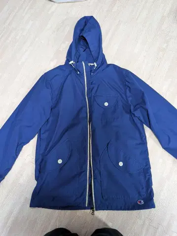 Champion 네이비 후드 부착 자켓