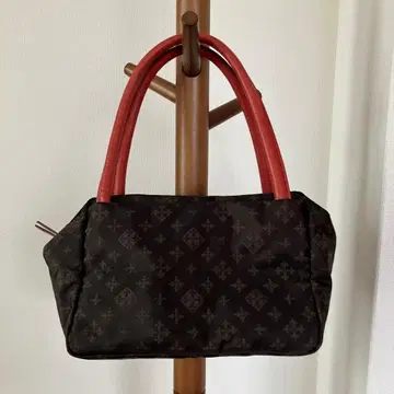 russet 큐브 토트백 브라운 모노그램