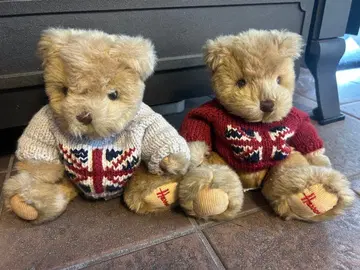 [가격 인하] Harrods 베어 쌍둥이 세트 영국 국기
