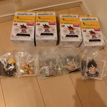 드래곤볼 제일복권 E상 만화 스트럭처 4종 세트