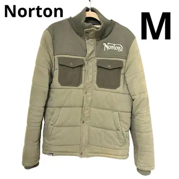[ 선착순 ] Norton 다운 자켓 M 카키 아우터 바이크