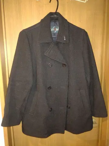 East Boy 다크 그레이 피 코트