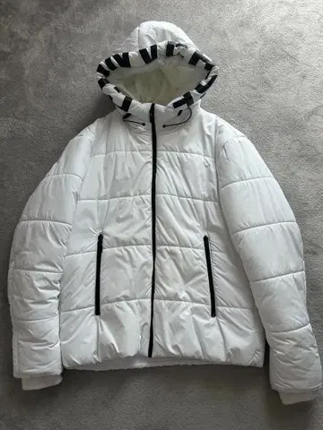 CONVERSE 후드 부착 다운 자켓 XL