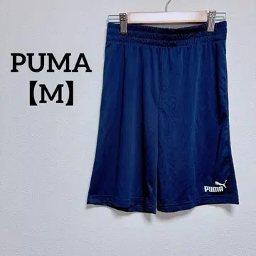 새상품급 PUMA 푸마 [ M ] 네이비 하프 팬츠 로고 스포츠