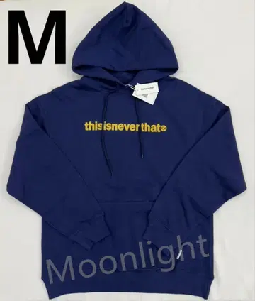 thisisneverthat 네이비 후드 부착 후드티
