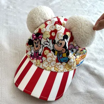 투운타운 팝콘 캡 모자 폼폼 캡 디즈니랜드