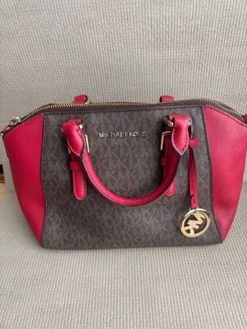 MICHAEL KORS 숄더백 브라운/레드