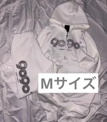 9090 girl Logo Glitter Zip Hoodie setup