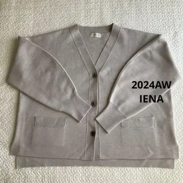 [ IENA ] 슈퍼 파인 스무스 숏 가디건 베이지